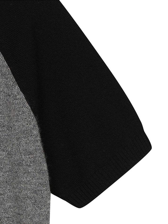 BB RAGLAN WOMEN CASHMERE KNIT_GREY