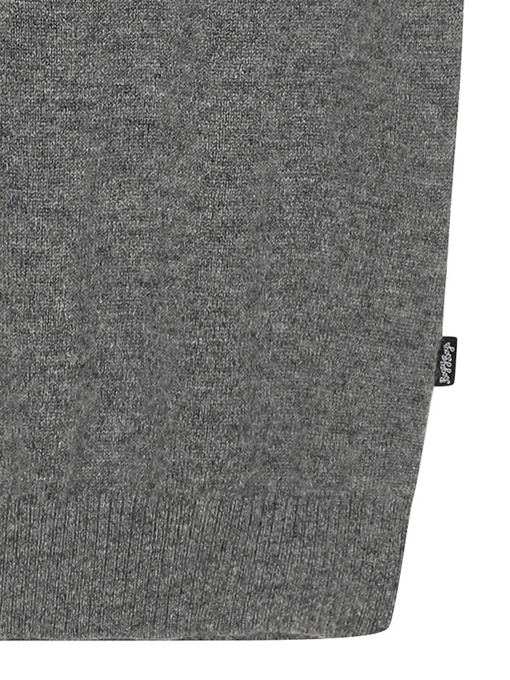 BB RAGLAN WOMEN CASHMERE KNIT_GREY
