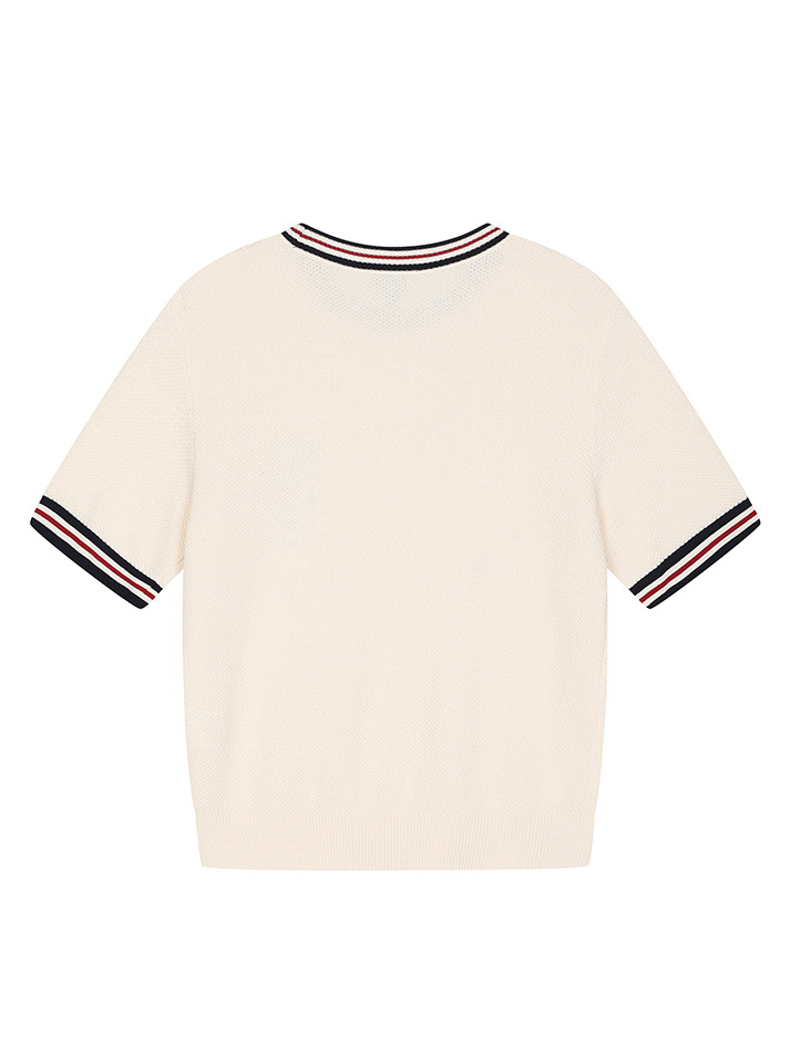 BB PLAY B UNISEX SHORT SLEEVE KNIT_IVORY