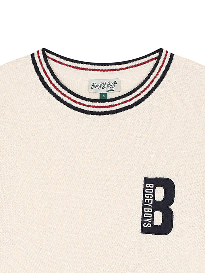 BB PLAY B UNISEX SHORT SLEEVE KNIT_IVORY