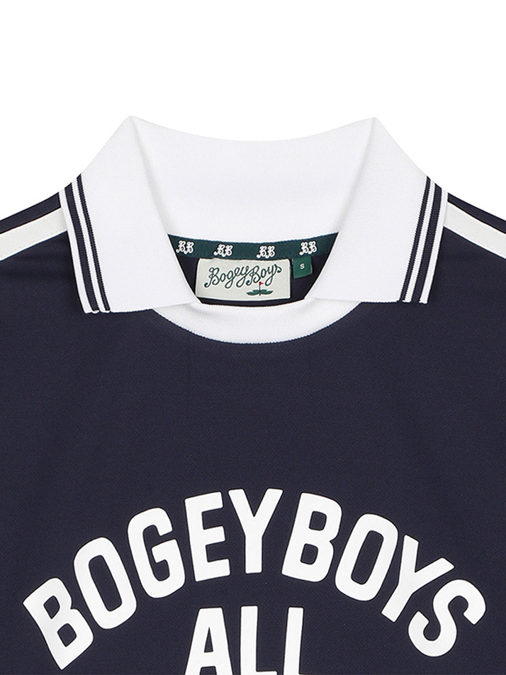 BB ACTIVE LINNING UNISEX POLO T-SHIRT_NAVY