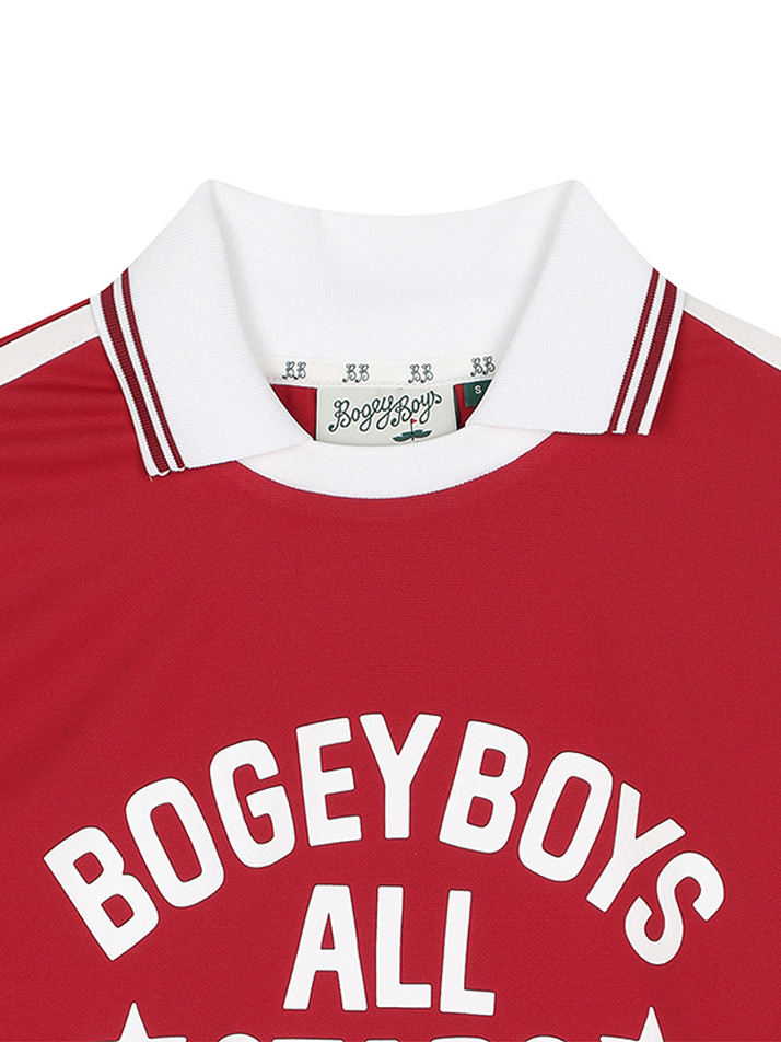 BB ACTIVE LINNING UNISEX POLO T-SHIRT_RED