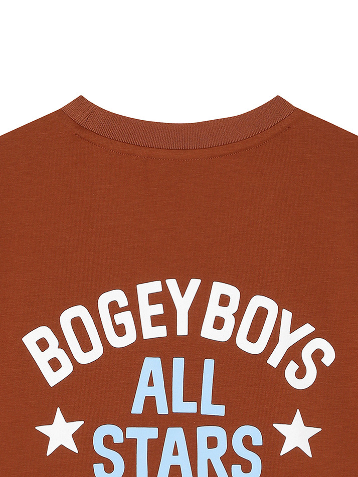 BB PLAY B ROUND UNISEX T-SHIRT_BROWN