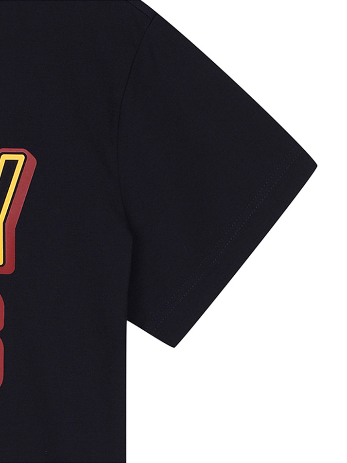 BB PREPPY ROUND UNISEX T-SHIRT_NAVY