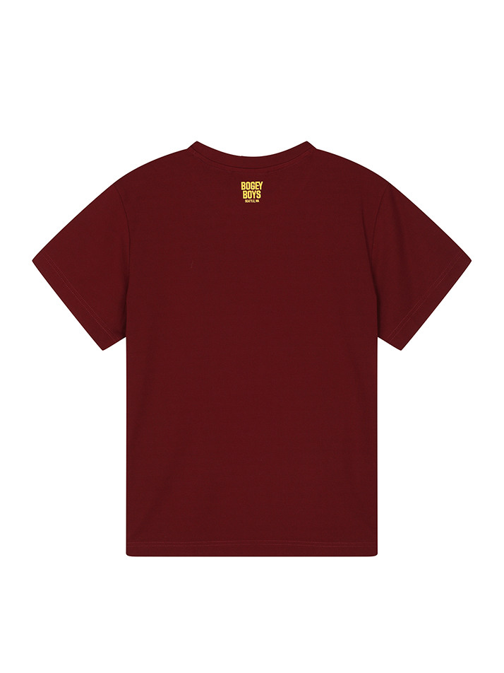 BB PREPPY ROUND UNISEX T-SHIRT_WINE