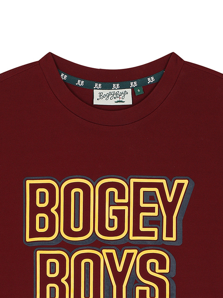 BB PREPPY ROUND UNISEX T-SHIRT_WINE