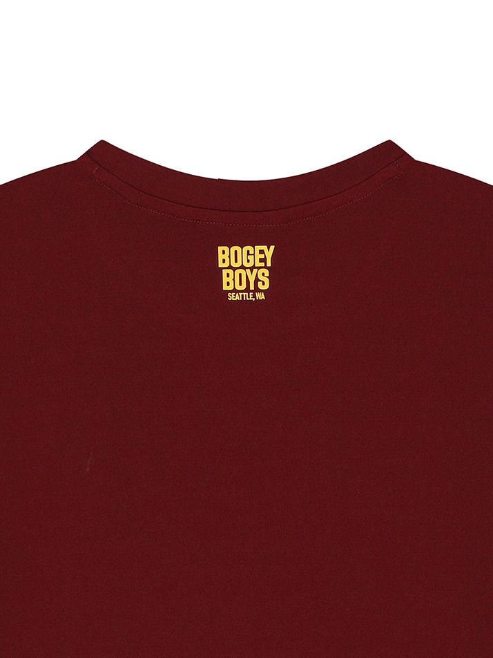BB PREPPY ROUND UNISEX T-SHIRT_WINE