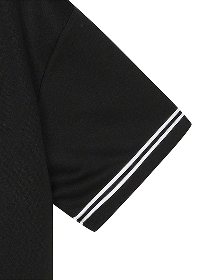 BB UNISEX BASEBALL UNIFORM SHIRTS_BLACK