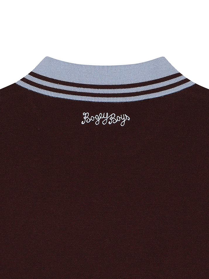 BB PREPPY UNISEX WOOL KNIT_BROWN