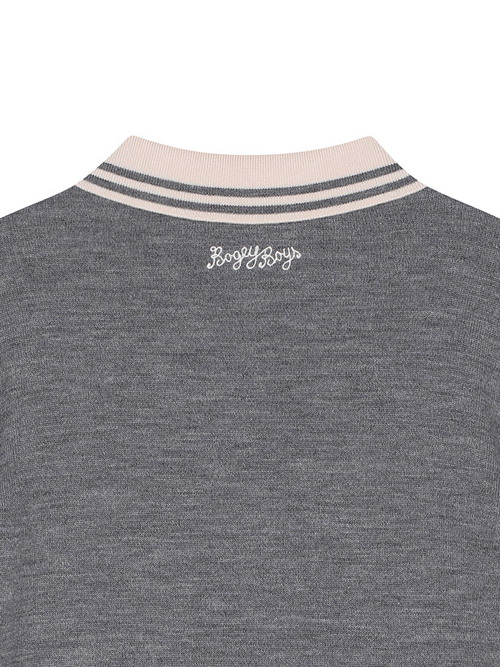 BB PREPPY UNISEX WOOL KNIT_GREY