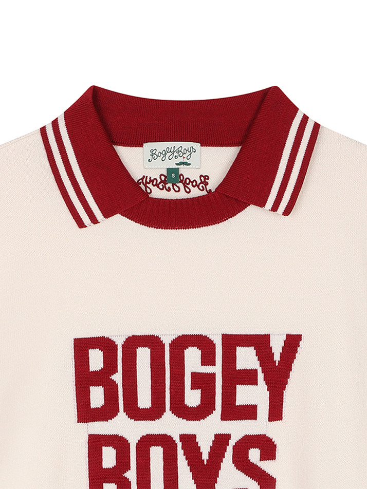 BB PREPPY UNISEX WOOL KNIT_IVORY