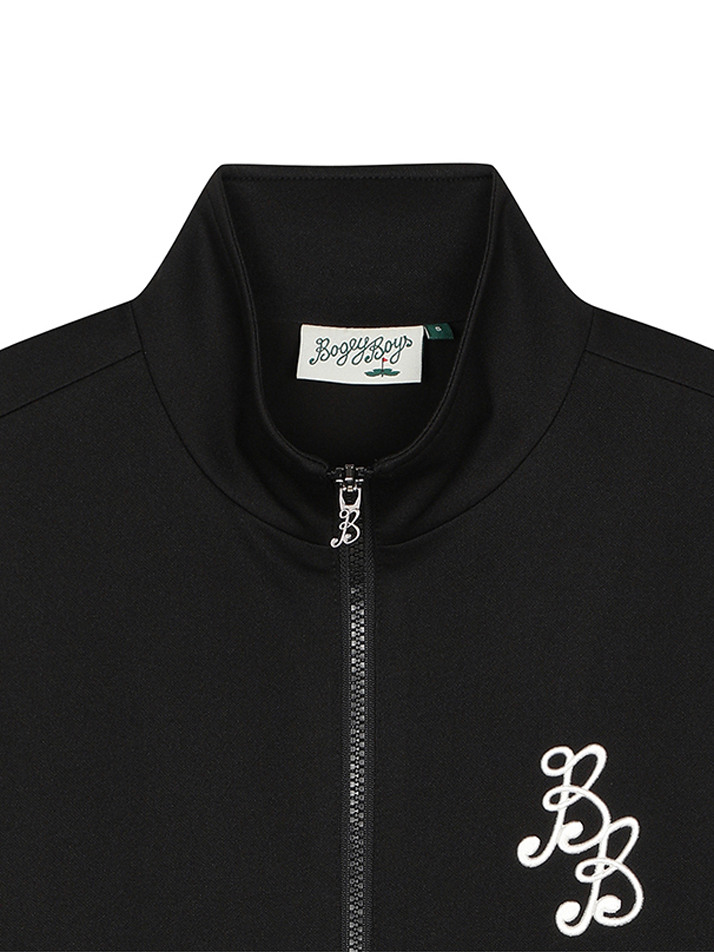 BB WOMEN BASEBALL FULL ZIP VEST_BLACK
