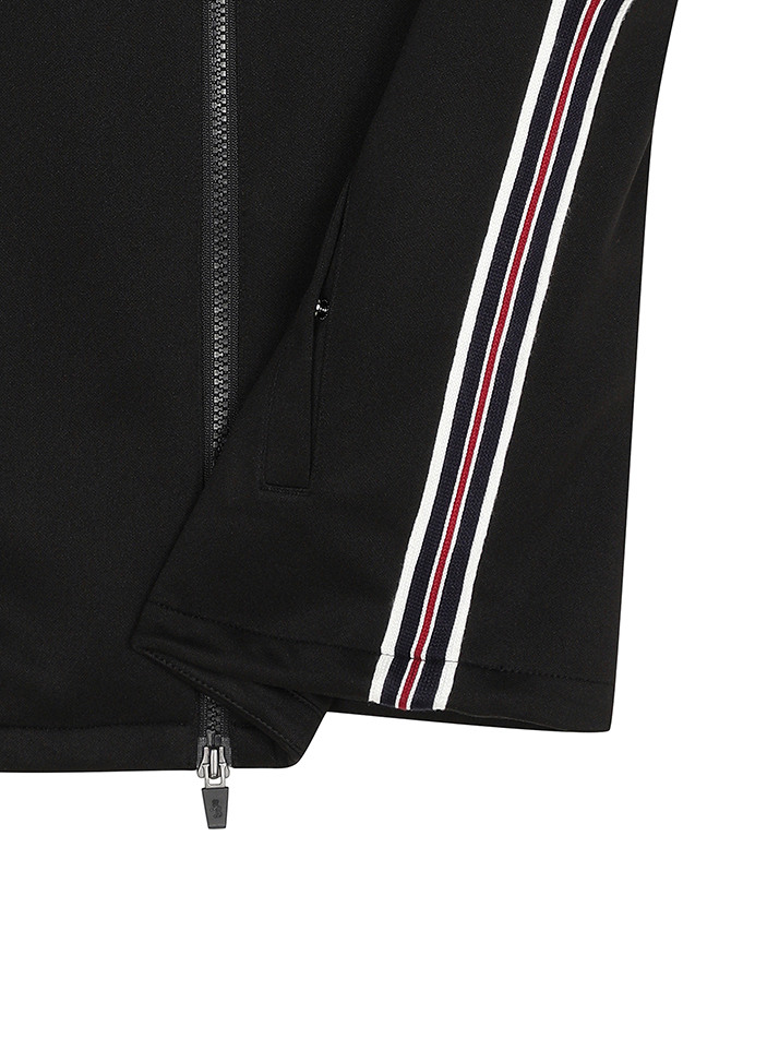 BB WOMEN BASEBALL FULL ZIP VEST_BLACK