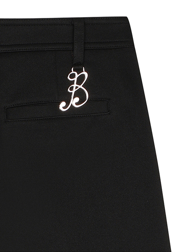 BB WOMEN BASEBALL MID SKIRT_BLACK