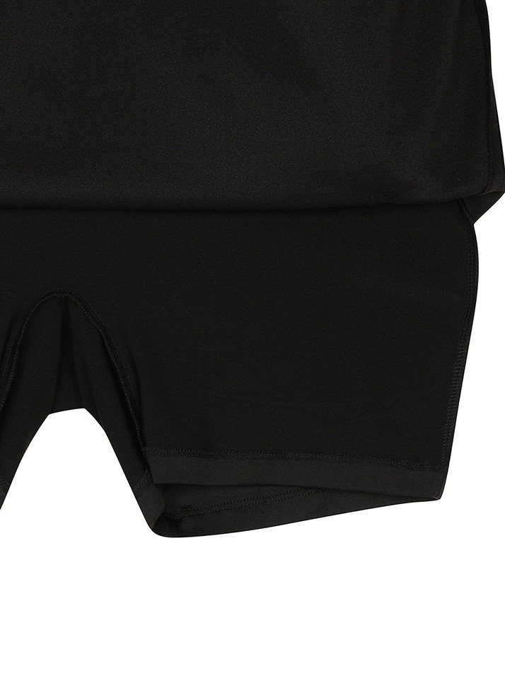 BB WOMEN BASEBALL MID SKIRT_BLACK