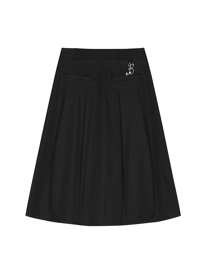 BB HERITAGE WOMEN LONG SKIRT_BLACK