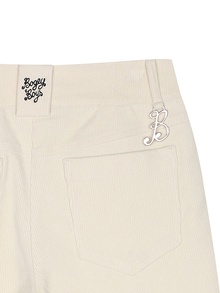 BB LEGACY FIT WOMEN CODUROY SHORTS_IVORY