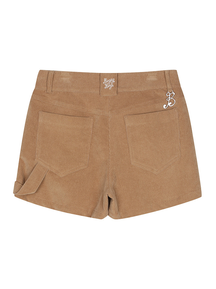 BB LEGACY FIT WOMEN CODUROY SHORTS_BEIGE