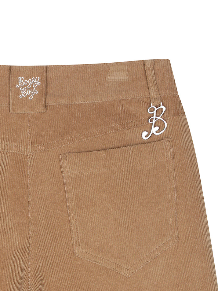 BB LEGACY FIT WOMEN CODUROY SHORTS_BEIGE