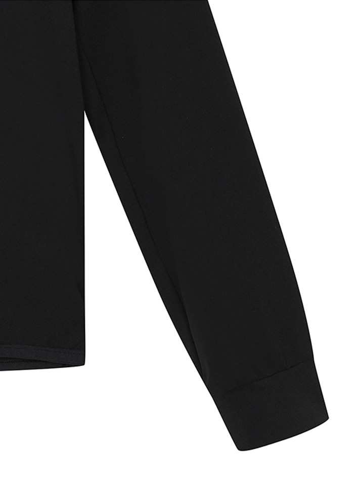 BB ACTIVE WOMEN HOODIE T-SHIRT_BLACK