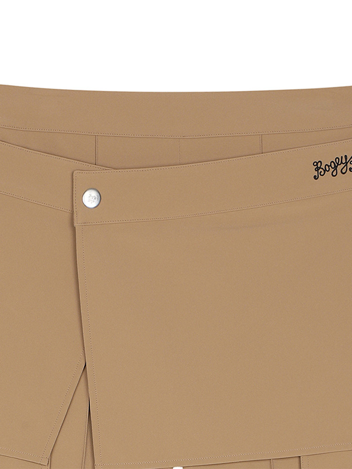 BB WOMEN SKIRT LAYERED PANTS_BEIGE