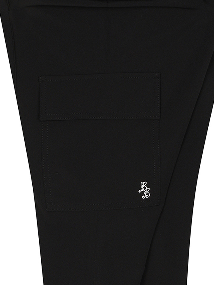 BB WOMEN SKIRT LAYERED PANTS_BLACK