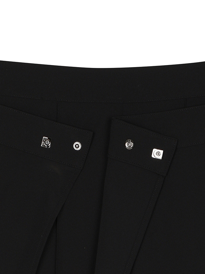 BB WOMEN SKIRT LAYERED PANTS_BLACK