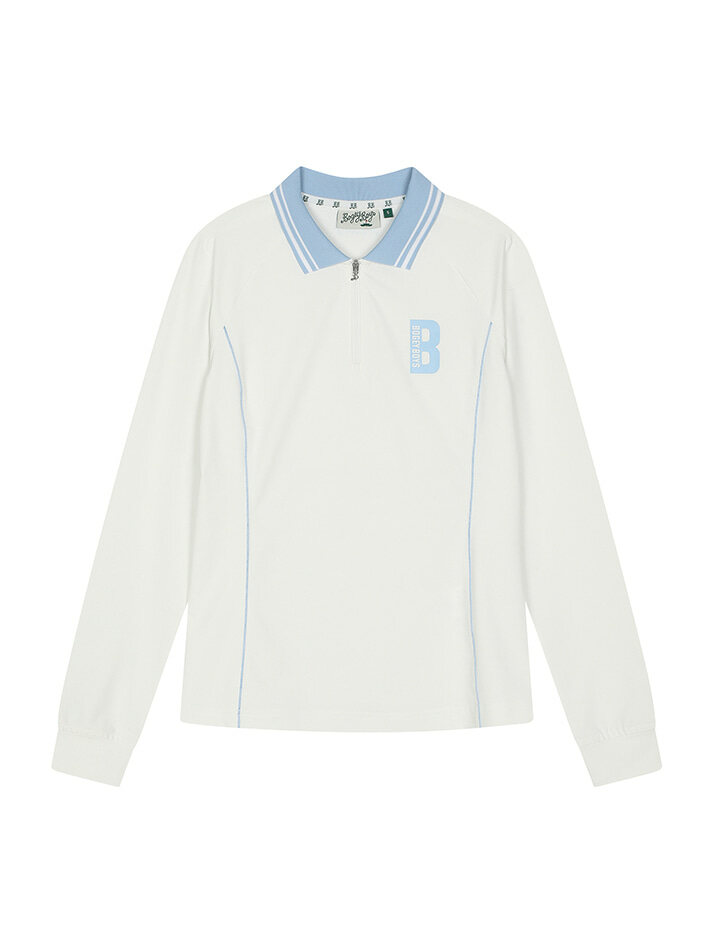 BB ACTIVE RAGLAN WOMEN POLO T-SHIRT_WHITE