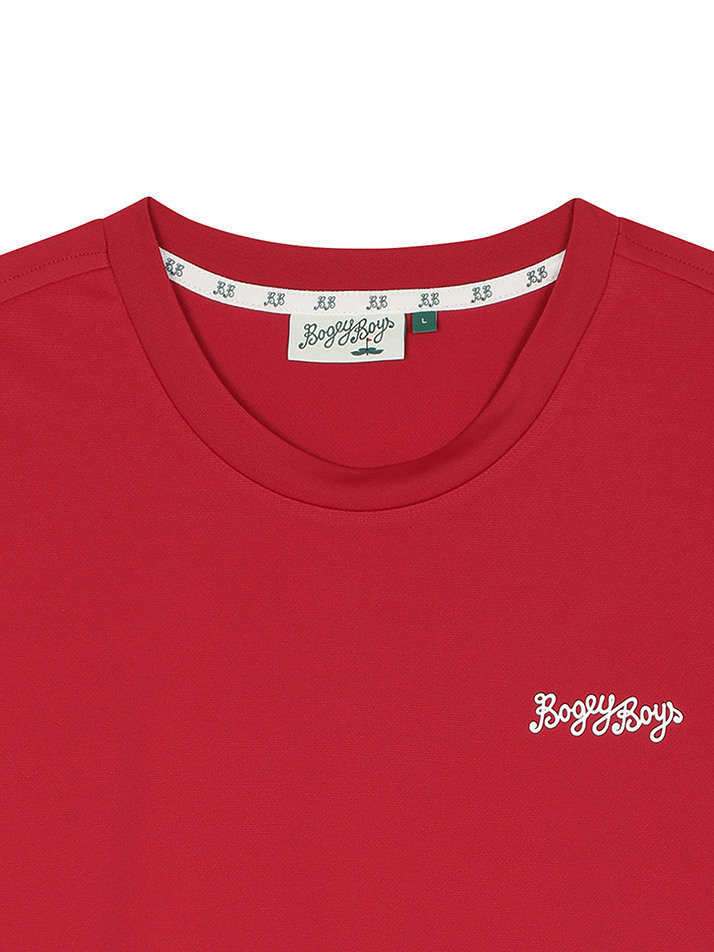 BB ACTIVE ROUND UNISEX T-SHIRT_RED