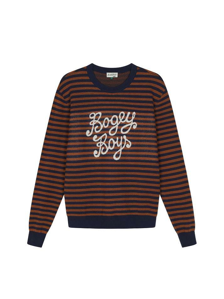 BB JACQUARD MEN CASHMERE KNIT_BROWN