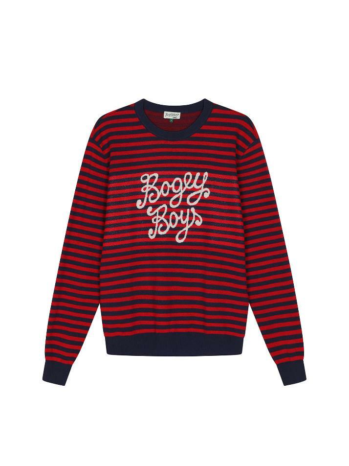 BB JACQUARD MEN CASHMERE KNIT_NAVY