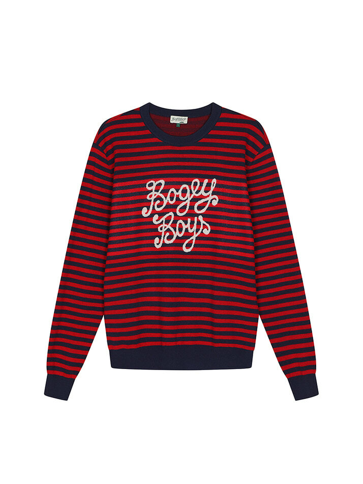 BB JACQUARD MEN CASHMERE KNIT_NAVY