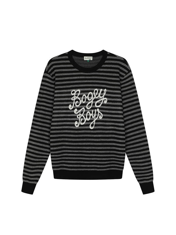 BB JACQUARD MEN CASHMERE KNIT_BLACK
