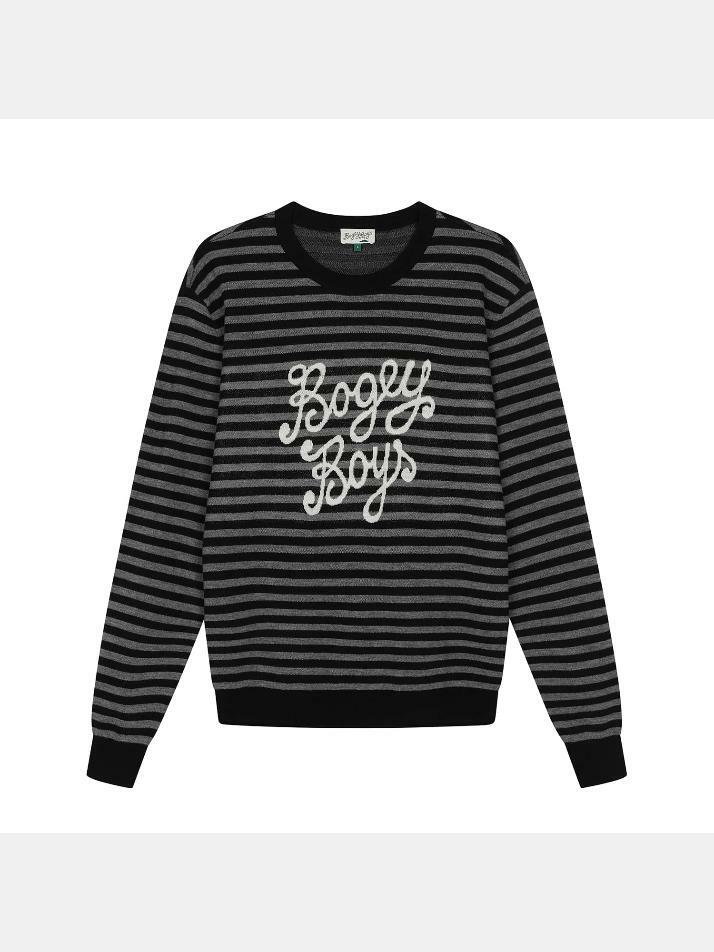 BB JACQUARD MEN CASHMERE KNIT_BLACK
