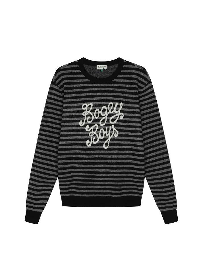 BB JACQUARD MEN CASHMERE KNIT_BLACK