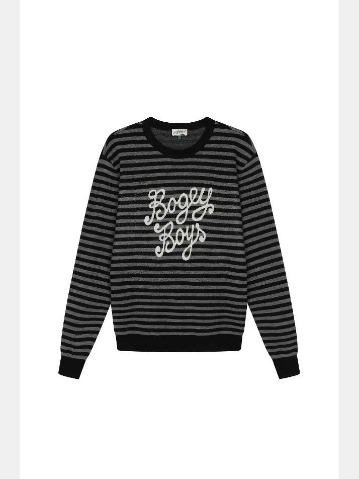 BB JACQUARD MEN CASHMERE KNIT_BLACK