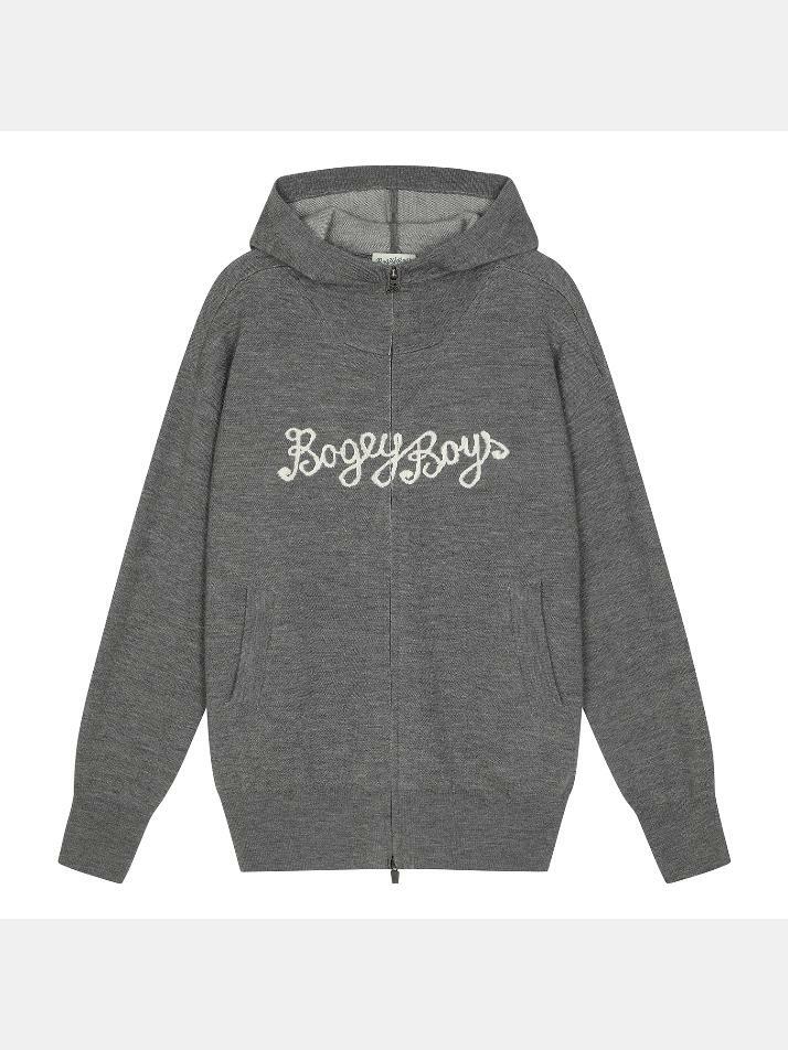 BB HOODED WOMEN CASHMERE KNIT_GREY