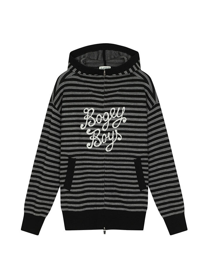 BB HOODED WOMEN CASHMERE KNIT_BLACK
