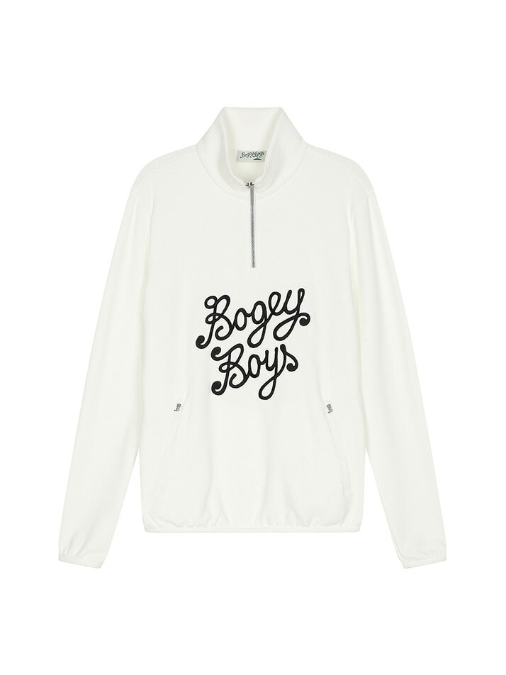 BB WOMEN ACTIVE MOCKNECK ZIP T-SHIRT_WHITE