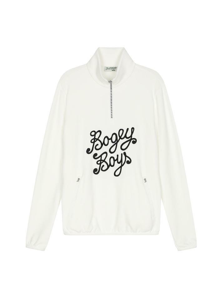 BB WOMEN ACTIVE MOCKNECK ZIP T-SHIRT_WHITE