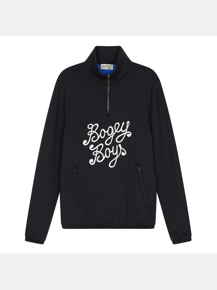 BB WOMEN ACTIVE MOCKNECK ZIP T-SHIRT_NAVY