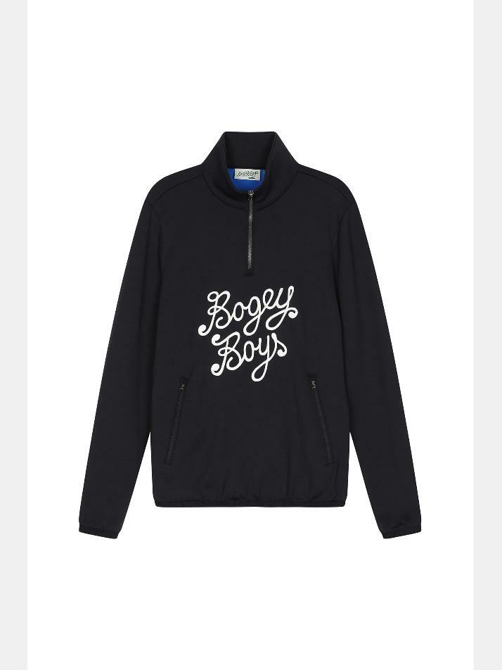 BB WOMEN ACTIVE MOCKNECK ZIP T-SHIRT_NAVY