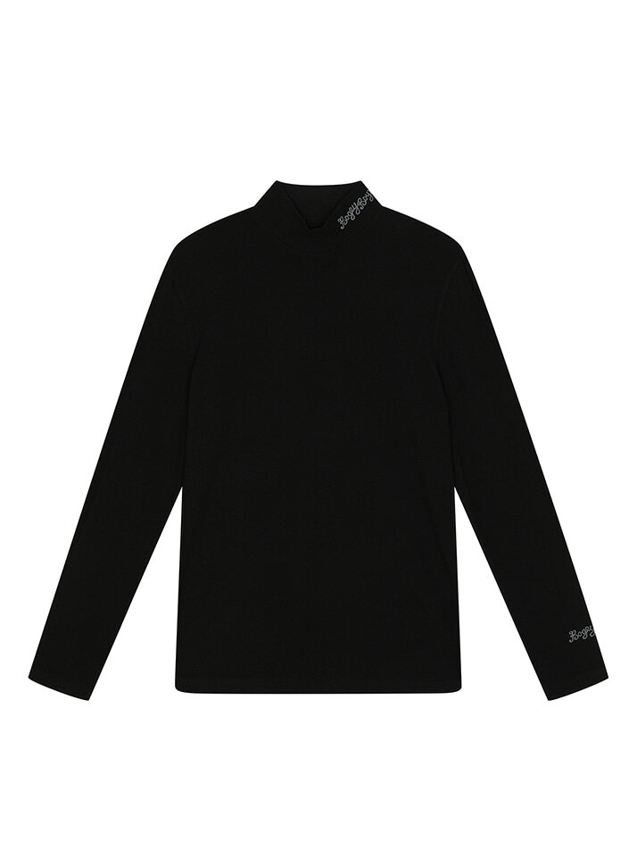 BB WARM MEN MOCKNECK BASE LAYER_BLACK