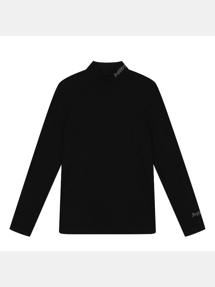 BB WARM MEN MOCKNECK BASE LAYER_BLACK