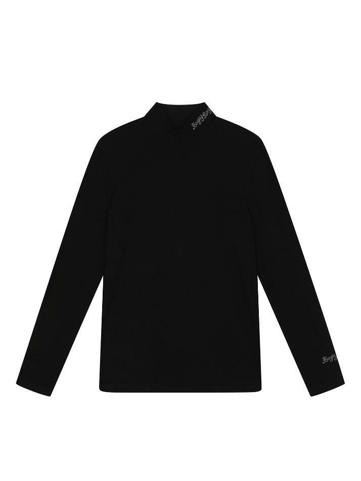 BB WARM MEN MOCKNECK BASE LAYER_BLACK