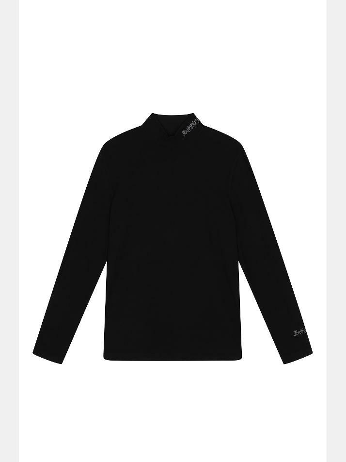 BB WARM MEN MOCKNECK BASE LAYER_BLACK