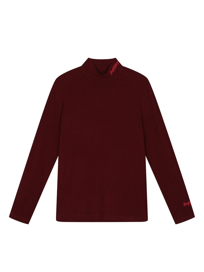 BB WARM MEN MOCKNECK BASE LAYER_RED