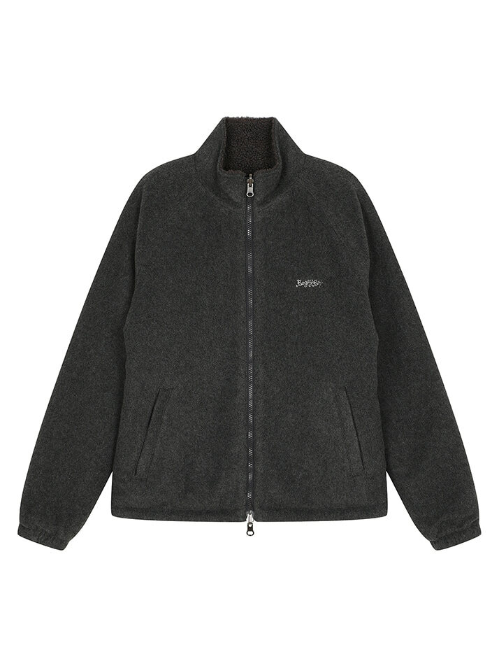 BB REVERSIBLE WOMEN TEDDY JUMPER_GREY