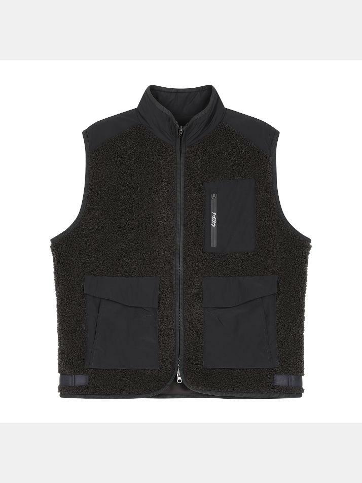 BB HERITAGE MEN TEDDY VEST_GREY