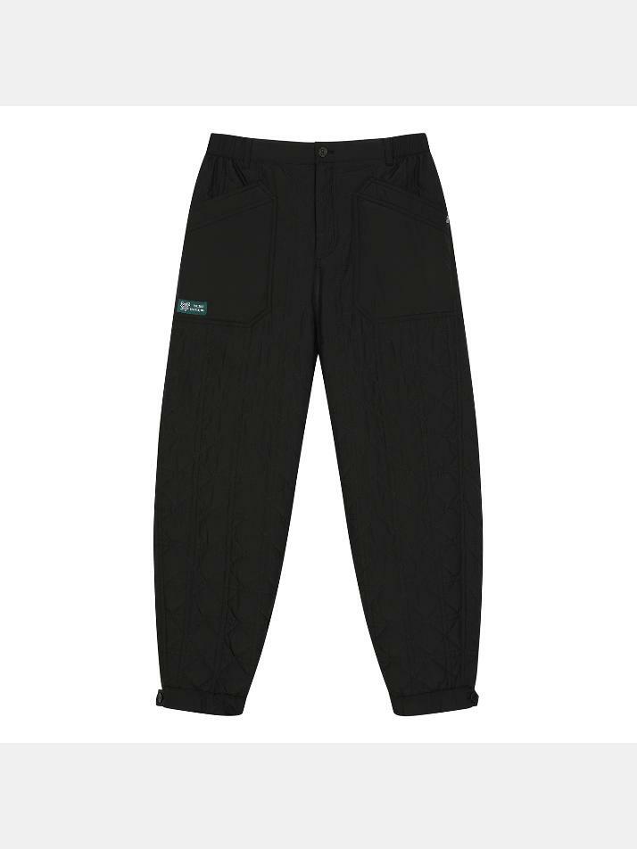 BB UTILITY MEN QUILTED BANDING PANTS_BLACK
